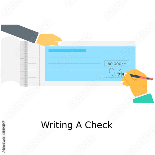 Writing A Cheque 