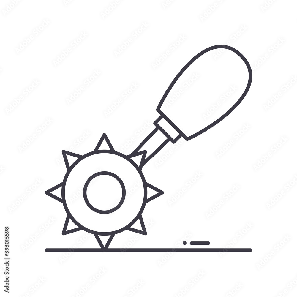 Roulette wheel icon, linear isolated illustration, thin line vector, web design sign, outline concept symbol with editable stroke on white background. Roulette wheel icon, linear isolated illustration, thin line vector, web design sign, outline concept symbol with editable stroke on white background.