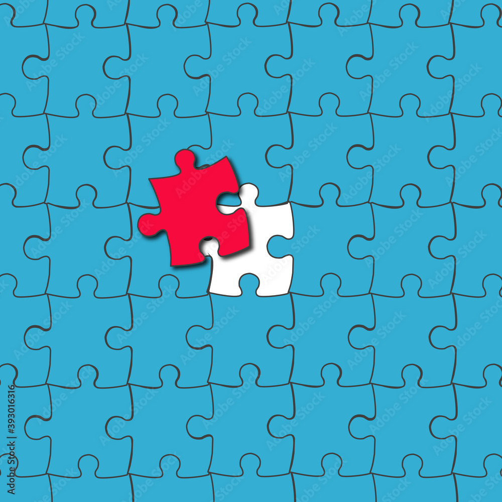 puzzles icon on white background illustration puzzles icon on white background illustration