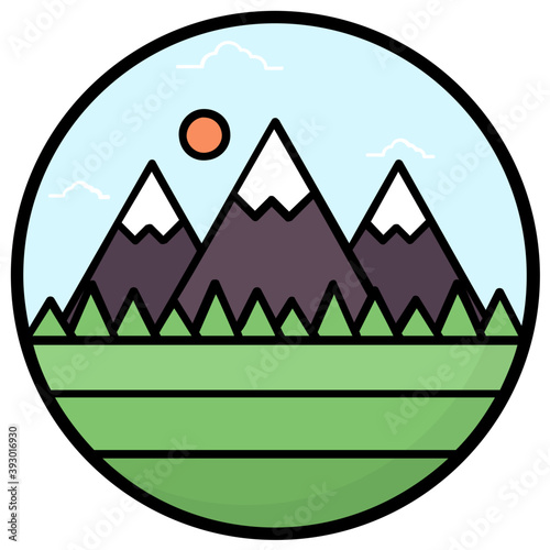 Hill Station Vector 