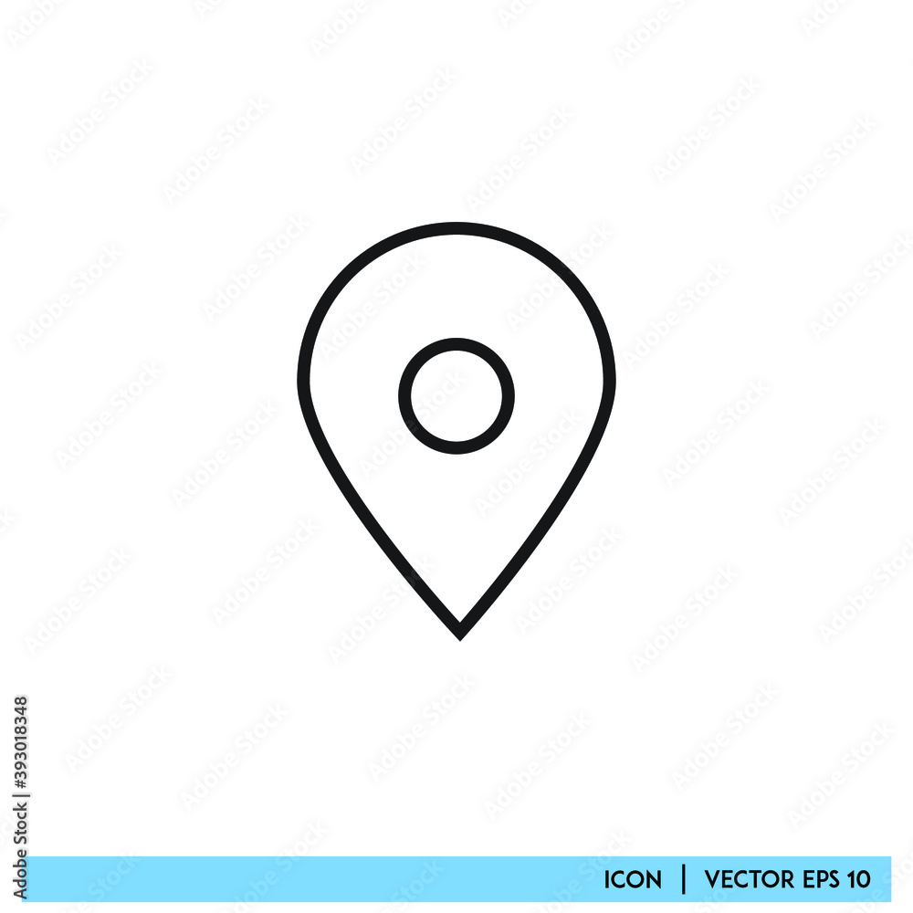 Icon vector graphic of mark point, mark location, good for template web app etc Icon vector graphic of mark point, mark location, good for template web app etc