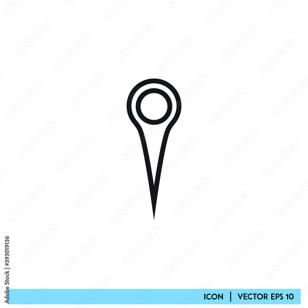Icon vector graphic of mark point, mark location, good for template web app etc Icon vector graphic of mark point, mark location, good for template web app etc