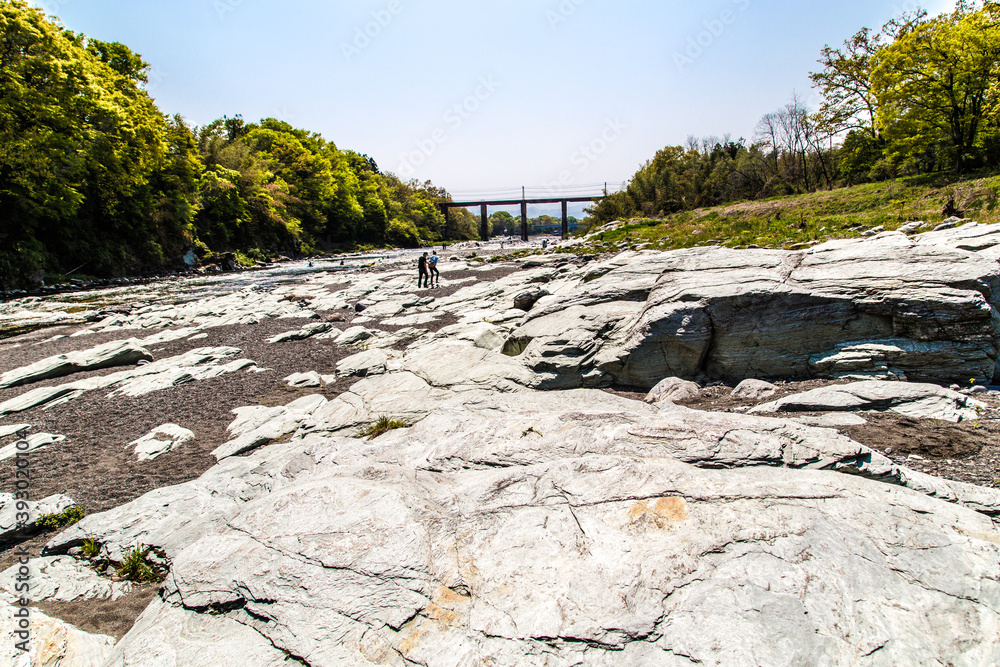 Fototapeta premium Iwadatami in Nagatoro, Saitama Prefecture_06