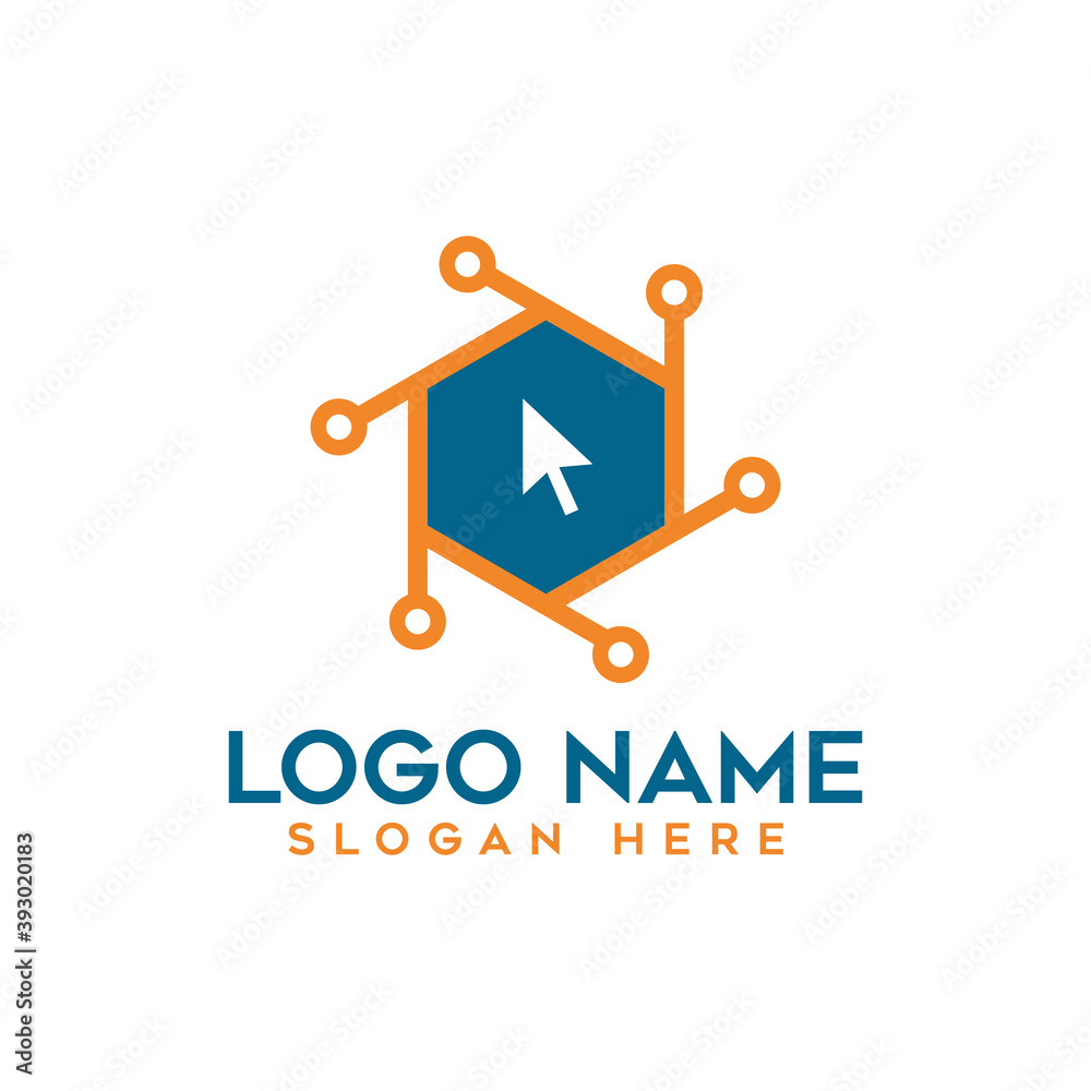 Circle Tech Logo Template Design. Circle Tech Logo Template Design.