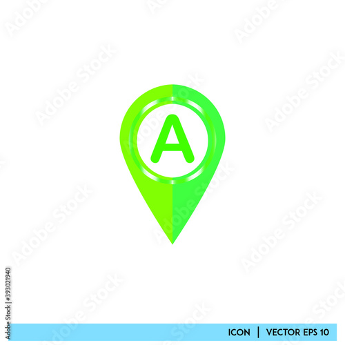 Free Download Icon vector graphic of mark point, mark location, good for template web app etc - GFXLoad