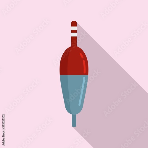 Tool bobber icon. Flat illustration of tool bobber vector icon for web design