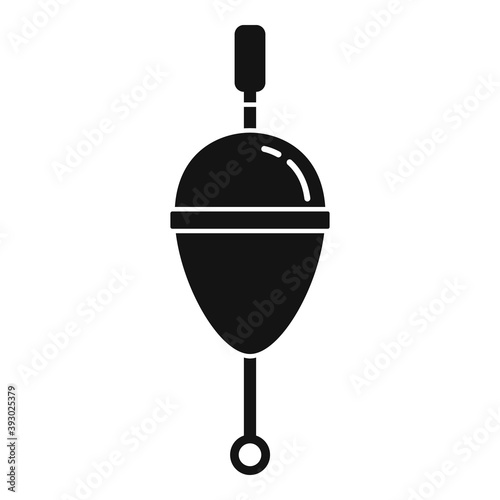 Bobber icon. Simple illustration of bobber vector icon for web design isolated on white background