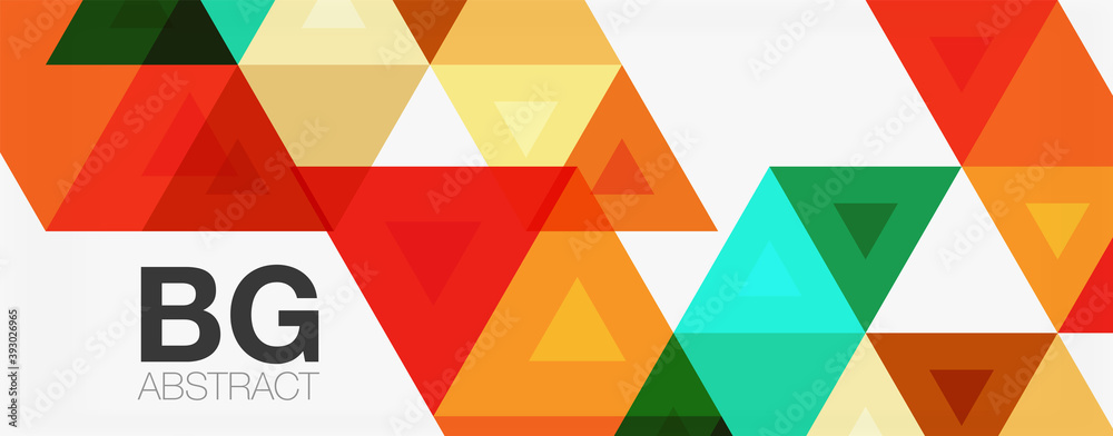 Mosaic triangle pattern abstract background for cover, banner, flyer and poster and other template Mosaic triangle pattern abstract background for cover, banner, flyer and poster and other template
