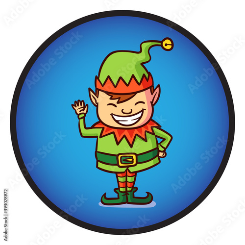 Christmas celebration icon vector graphic illustration. Perfect for application icons or web icons