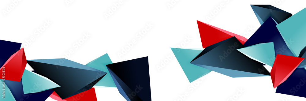 Triangle mosaic abstract background, 3d triangular low poly shapes. Geometric vector illustration for covers, banners, flyers and posters and other Triangle mosaic abstract background, 3d triangular low poly shapes. Geometric vector illustration for covers, banners, flyers and posters and other