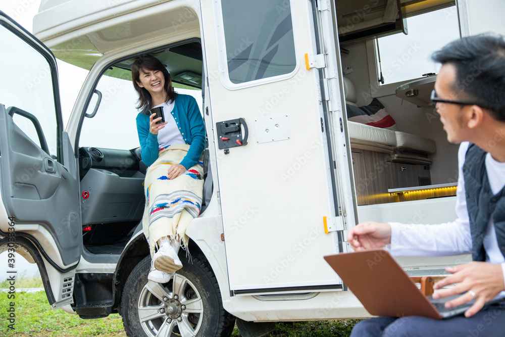 Lifestyle with Camper Van Lifestyle with Camper Van