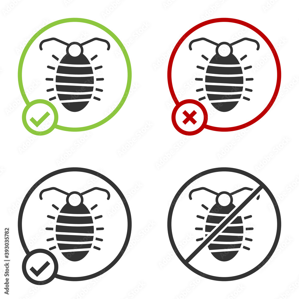 Black Larva insect icon isolated on white background. Circle button. Vector. Black Larva insect icon isolated on white background. Circle button. Vector.
