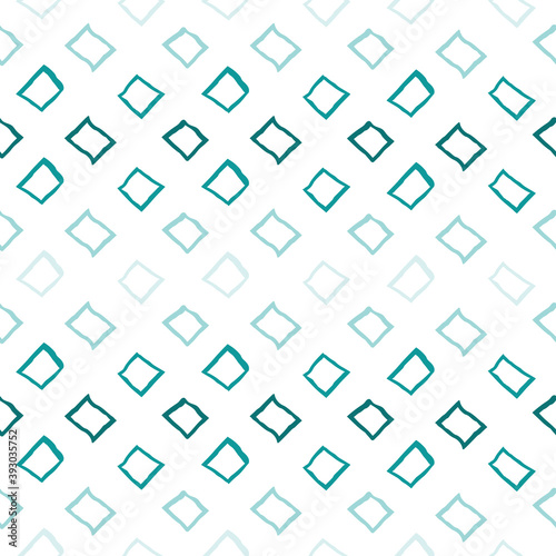 Vector abstract pattern with hand-drawn blue squares on a white background. Simple seamless illustration for wallpaper, wrapping paper, fabric design