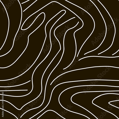 Vector abstract pattern with hand-drawn thin uneven stripes. Simple black and white background for wallpaper, wrapping paper, fabric design