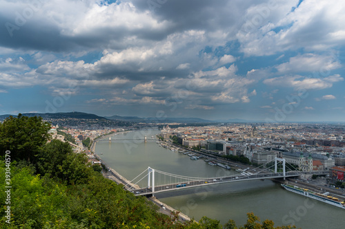 Blick auf die Donau in Budapest.