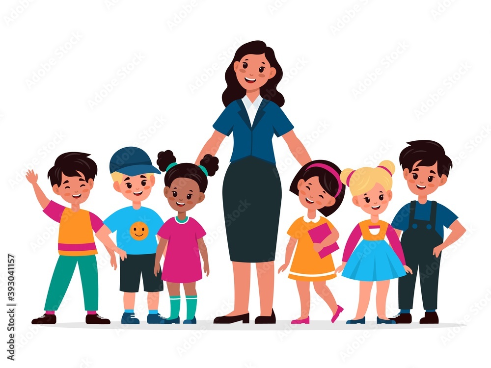 Happy Elementary Student Cartoon Happy Elementary Student Cartoon
