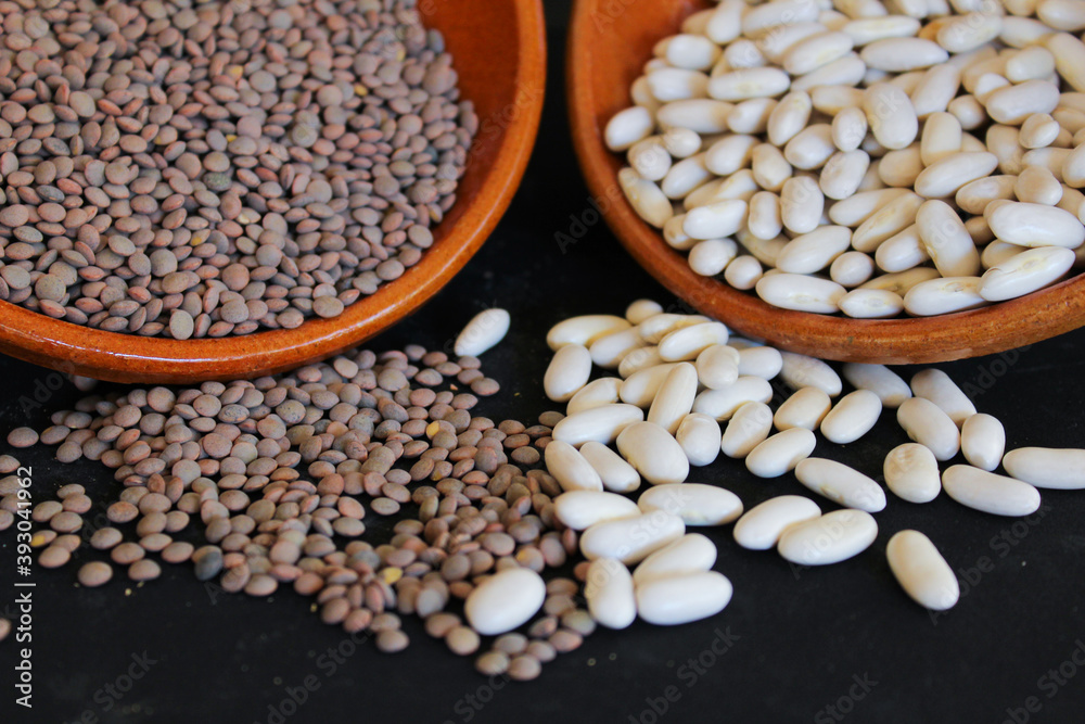 Fototapeta premium Dry Vegetables Detail Closeup