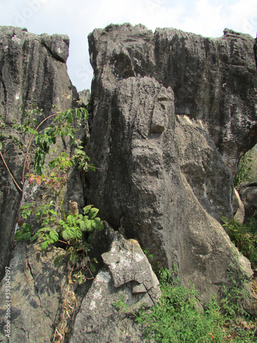 rocks in the mountains