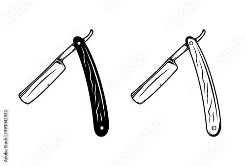 Barber razor blade