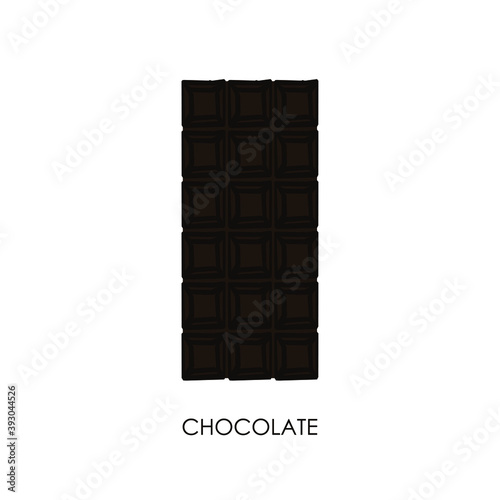 Chocolate bar candy food logo icon doodle brown black sign emblem Business concept Hand drawn modern design Geometric cartoon style Fashion print clothes apparel greeting invitation card poster banner photo