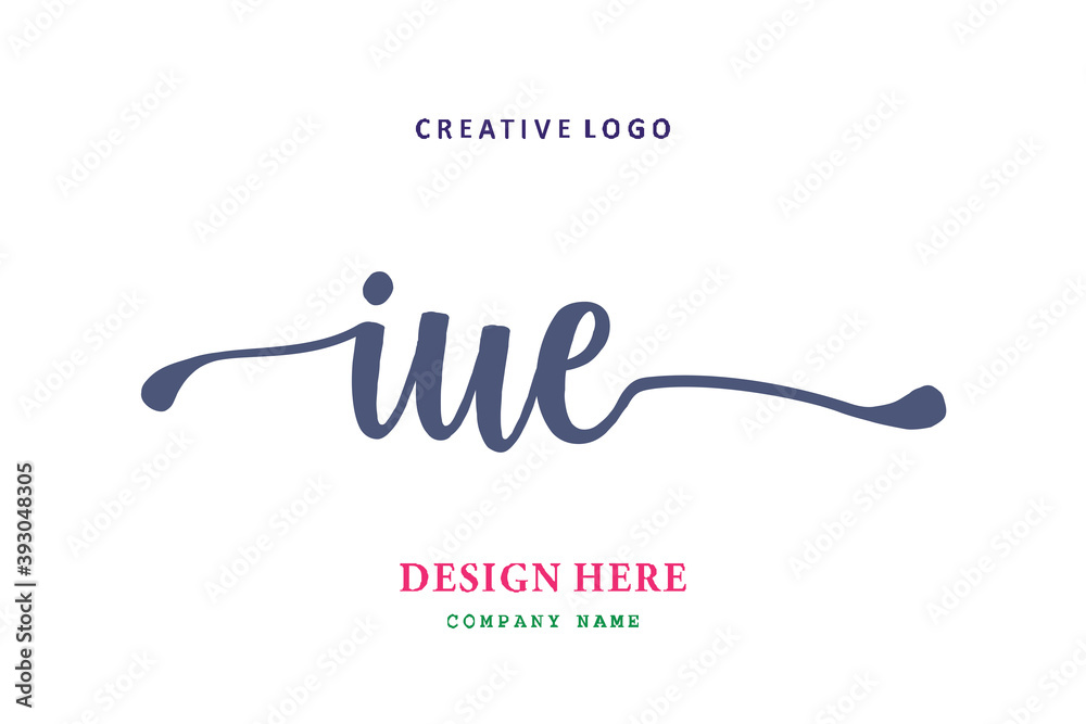IUE lettering logo is simple, easy to understand and authoritative IUE lettering logo is simple, easy to understand and authoritative