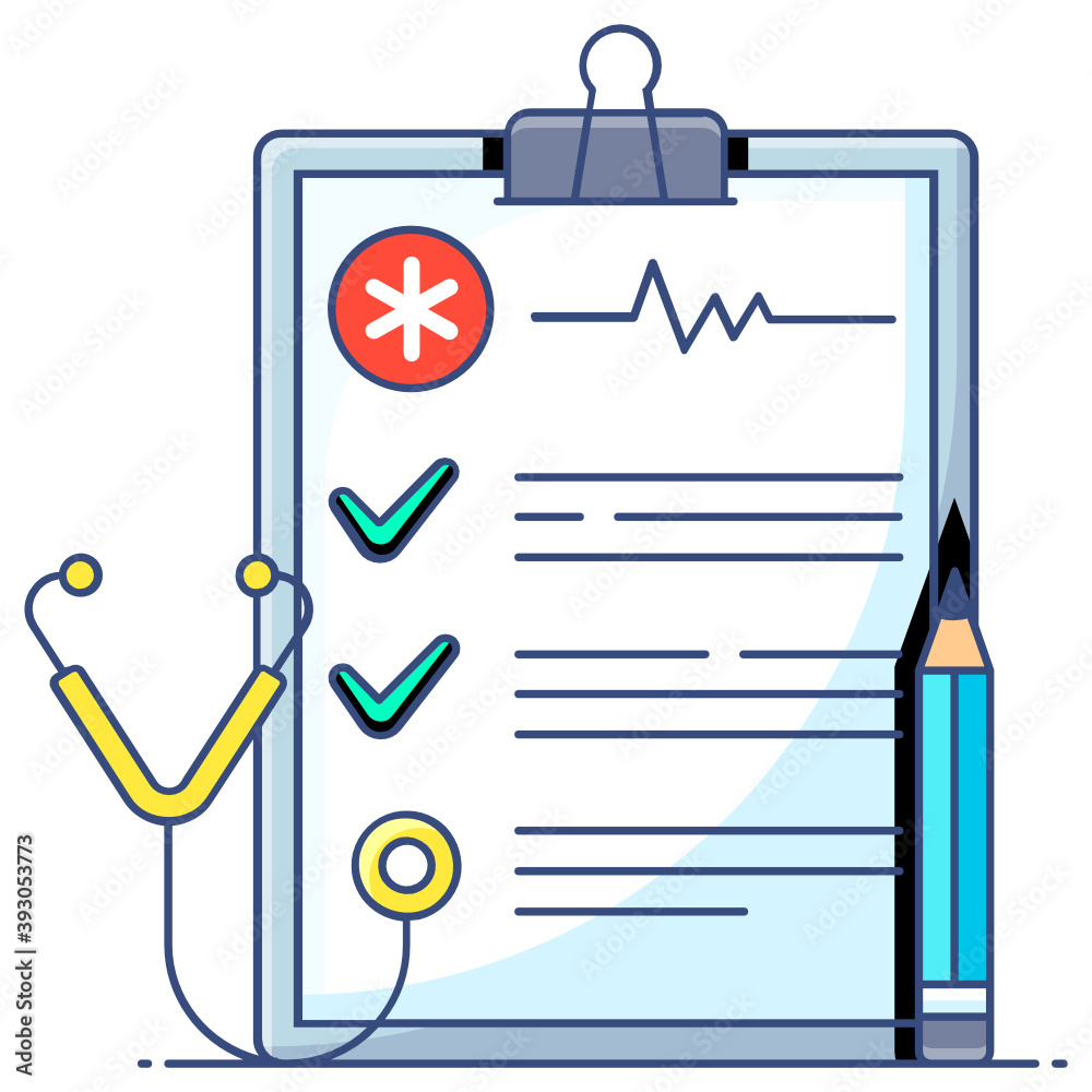 An icon design of diagnosis in flat design
An icon design of diagnosis in flat design