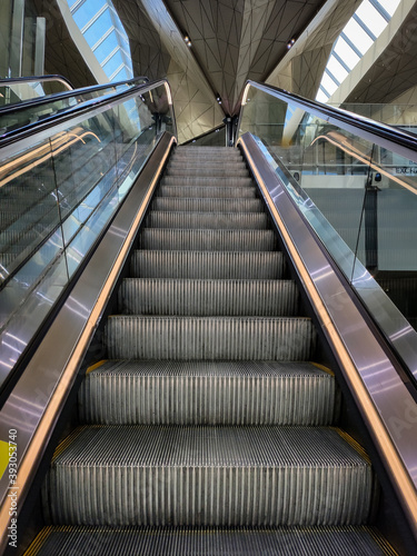 escalator in the airport