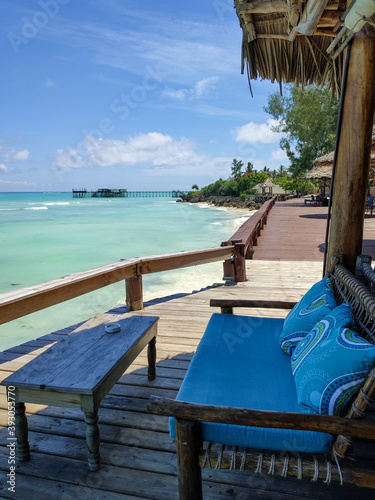 Lounge zone with ocean view