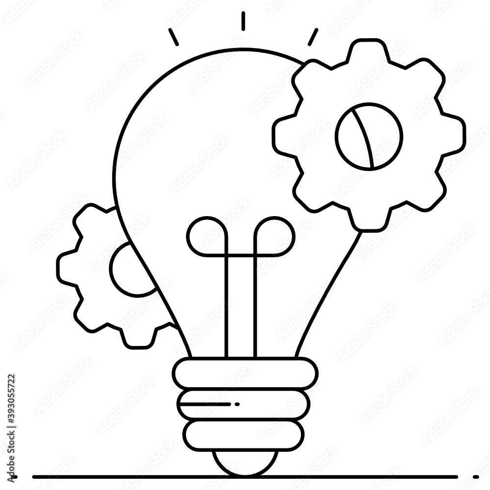 
Mobile app development icon in trendy style 
