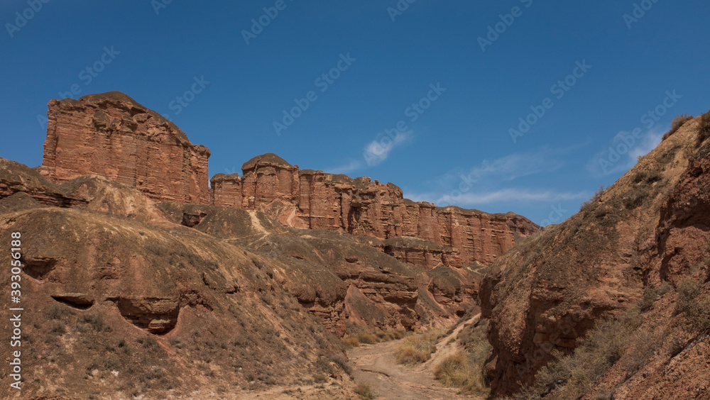 zhangye danxia landscape northwest china