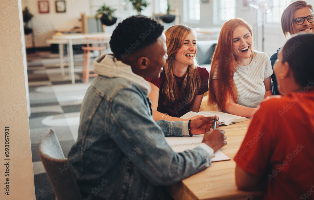 Group of multi-ethnic students in classroom Group of multi-ethnic students in classroom