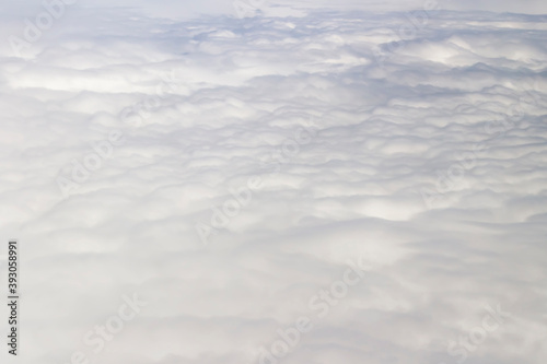 Close up photo of the sea of clouds as a background material
