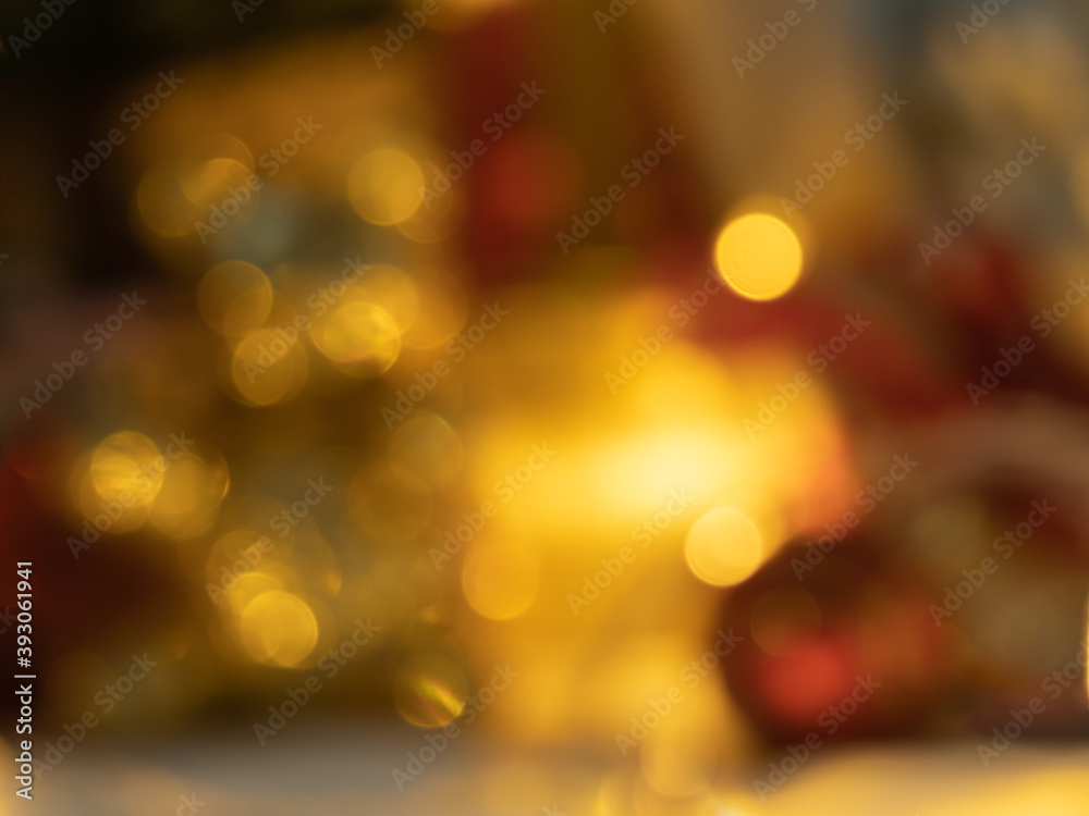 Fototapeta premium Abstract defocused bokeh lights background