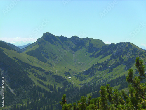 Mountain tour to mountain Aiplspitz in Bavaria, Germay photo