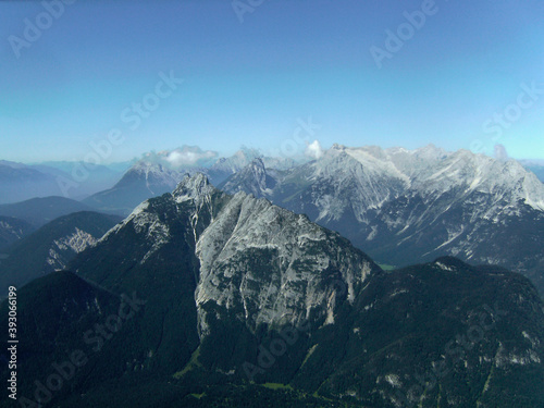 Mittenwald via ferrata in Bavarian Alps, Germany