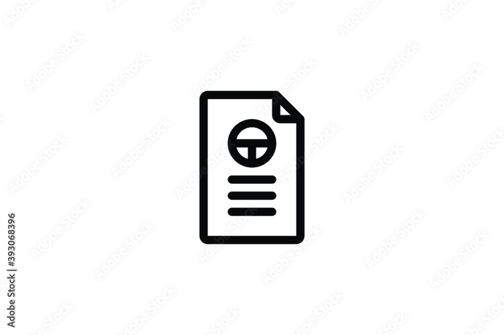 Driving School Icon - Driving Licence Driving School Icon - Driving Licence