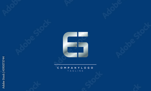 E65 Abstract initial monogram letter alphabet logo design photo