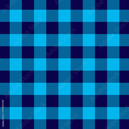 Blue tartan plaid pattern. Vector on isolated background. EPS 10
