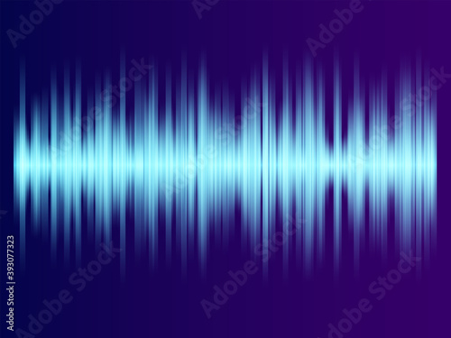 Color music equalizer - Sound waves abstract - purple background for different joyful events
