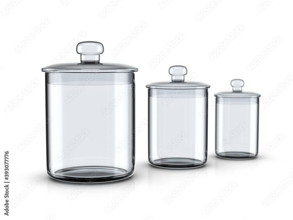 Glass jars Glass jars