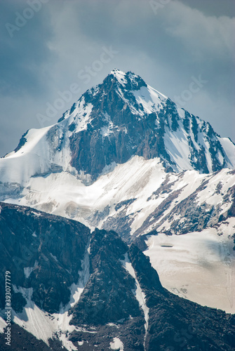 glacier in the mountains Nursultan 