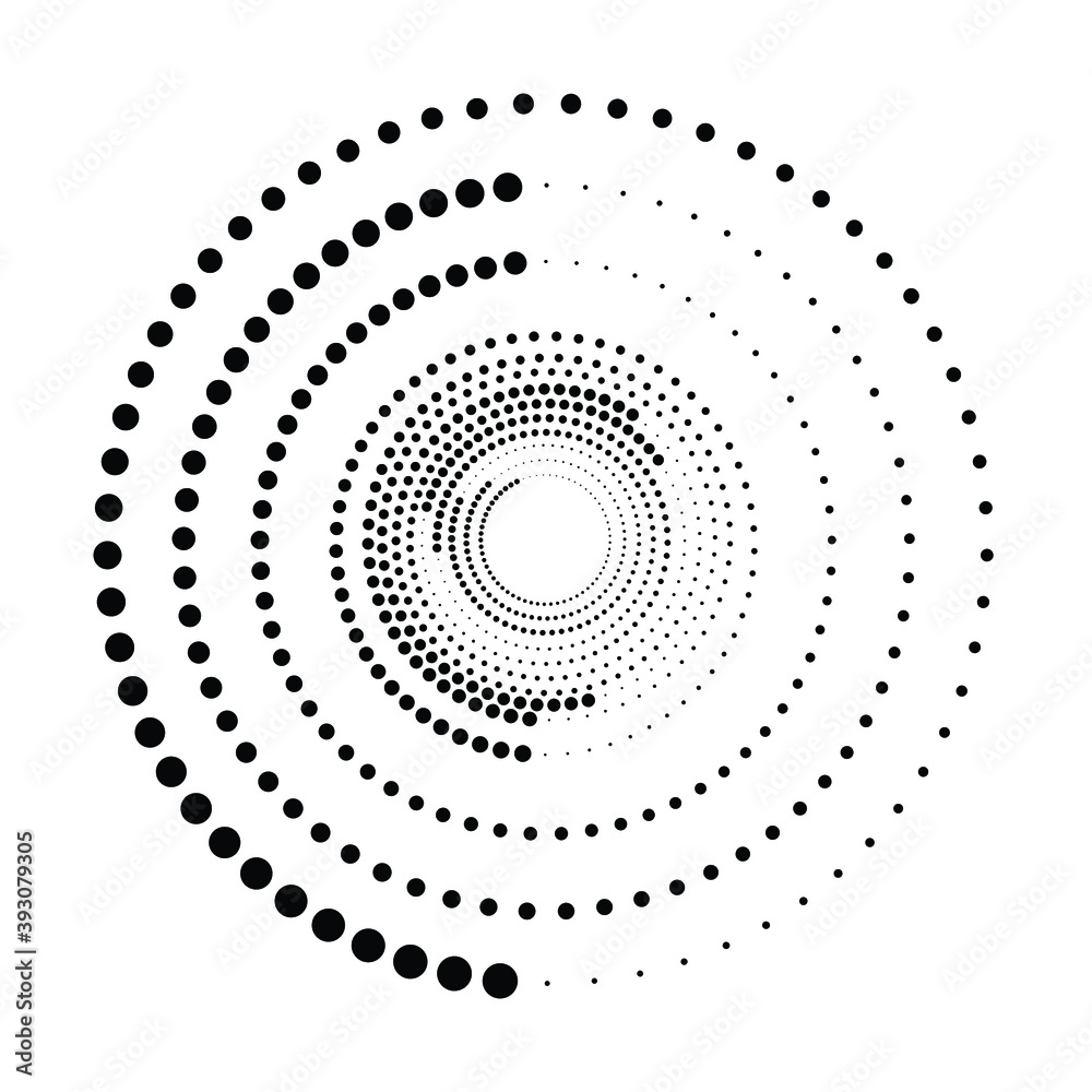 Halftone dots in circle form. round logo . vector dotted frame . design element Halftone dots in circle form. round logo . vector dotted frame . design element