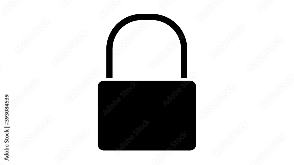 padlock icon logo template design element padlock icon logo template design element