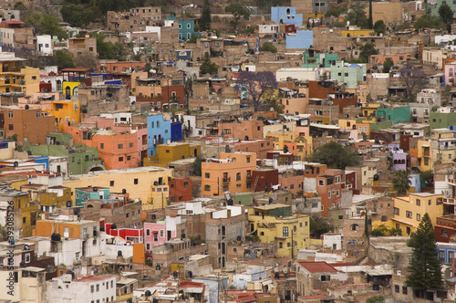 View over the historic town of Guanajuato, Province of Guanajuato, Mexico, UNESCO World Heritage Site © Gabrielle
