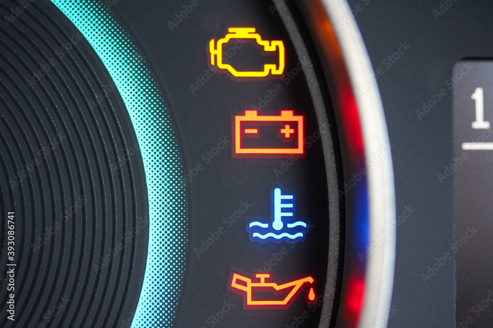 Multiple vehicle warning lamps