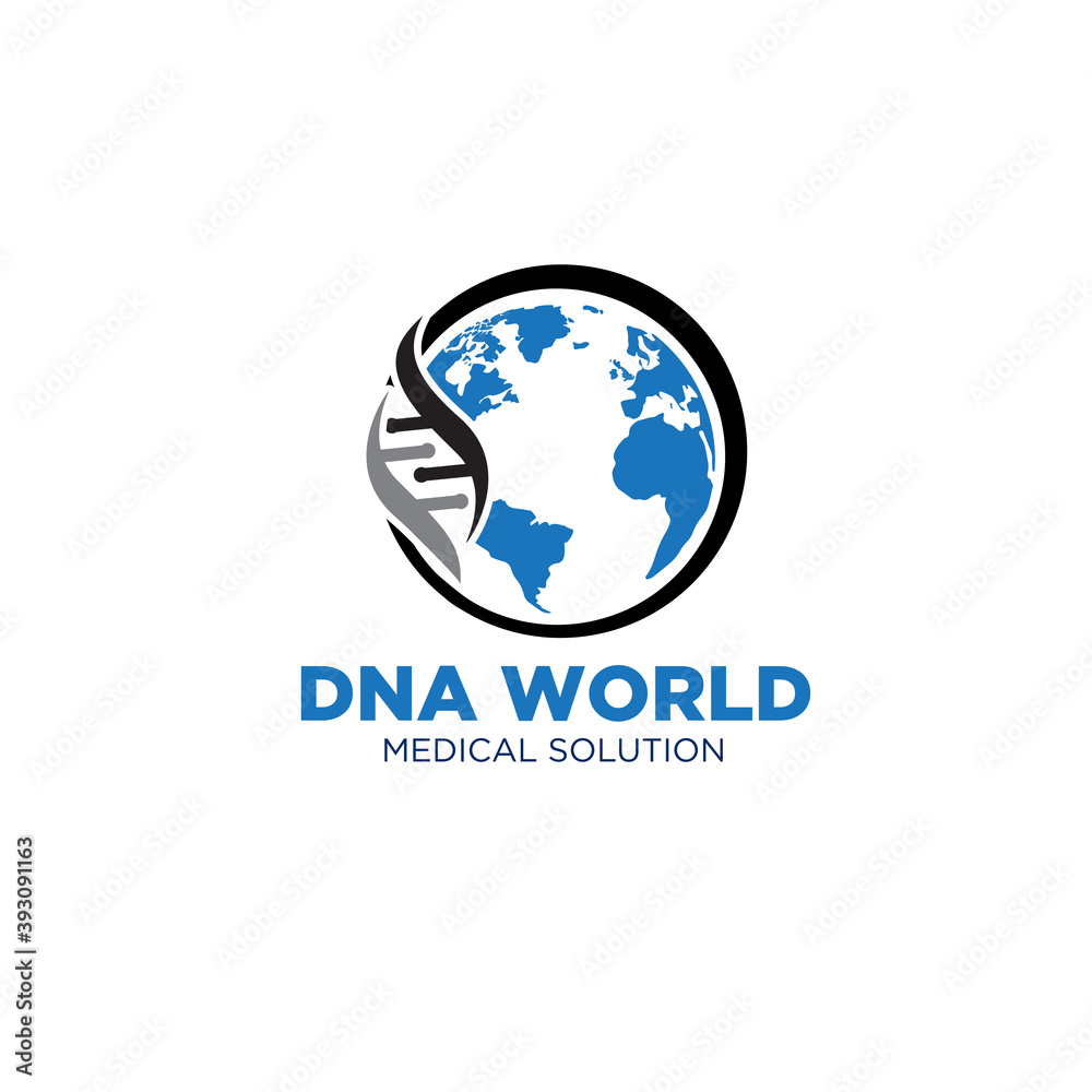 dna world logo designs for health service or medicine dna world logo designs for health service or medicine
