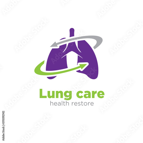 lung care and restore logo designs for medical service