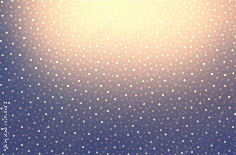 Yellow light top and blue toned shade bottom covered glitter pattern. Festive decorative shimmer background. Yellow light top and blue toned shade bottom covered glitter pattern. Festive decorative shimmer background.