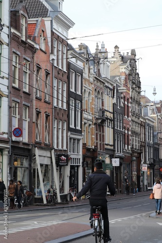 Fototapeta Naklejka Na Ścianę i Meble -  Street View in Amsterdam