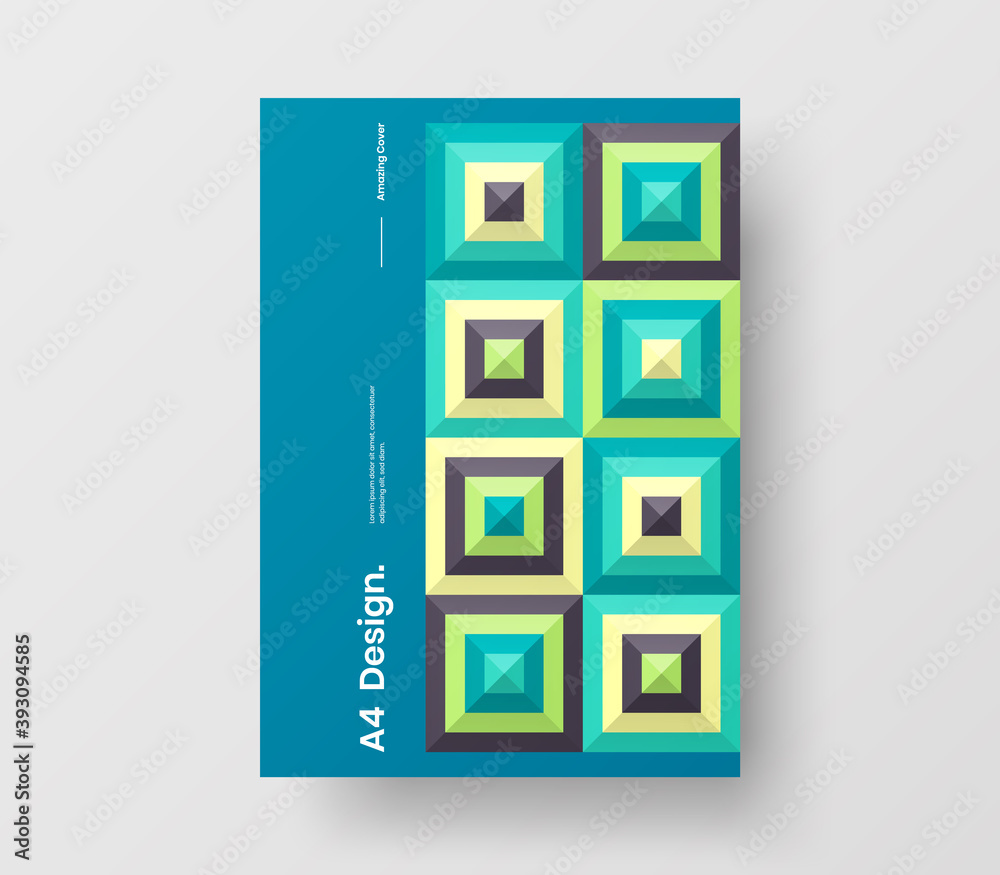 Brochure front page design layout. Vertical corporate identity A4 report cover. Modern abstract geometric vector business presentation illustration template. Brochure front page design layout. Vertical corporate identity A4 report cover. Modern abstract geometric vector business presentation illustration template.